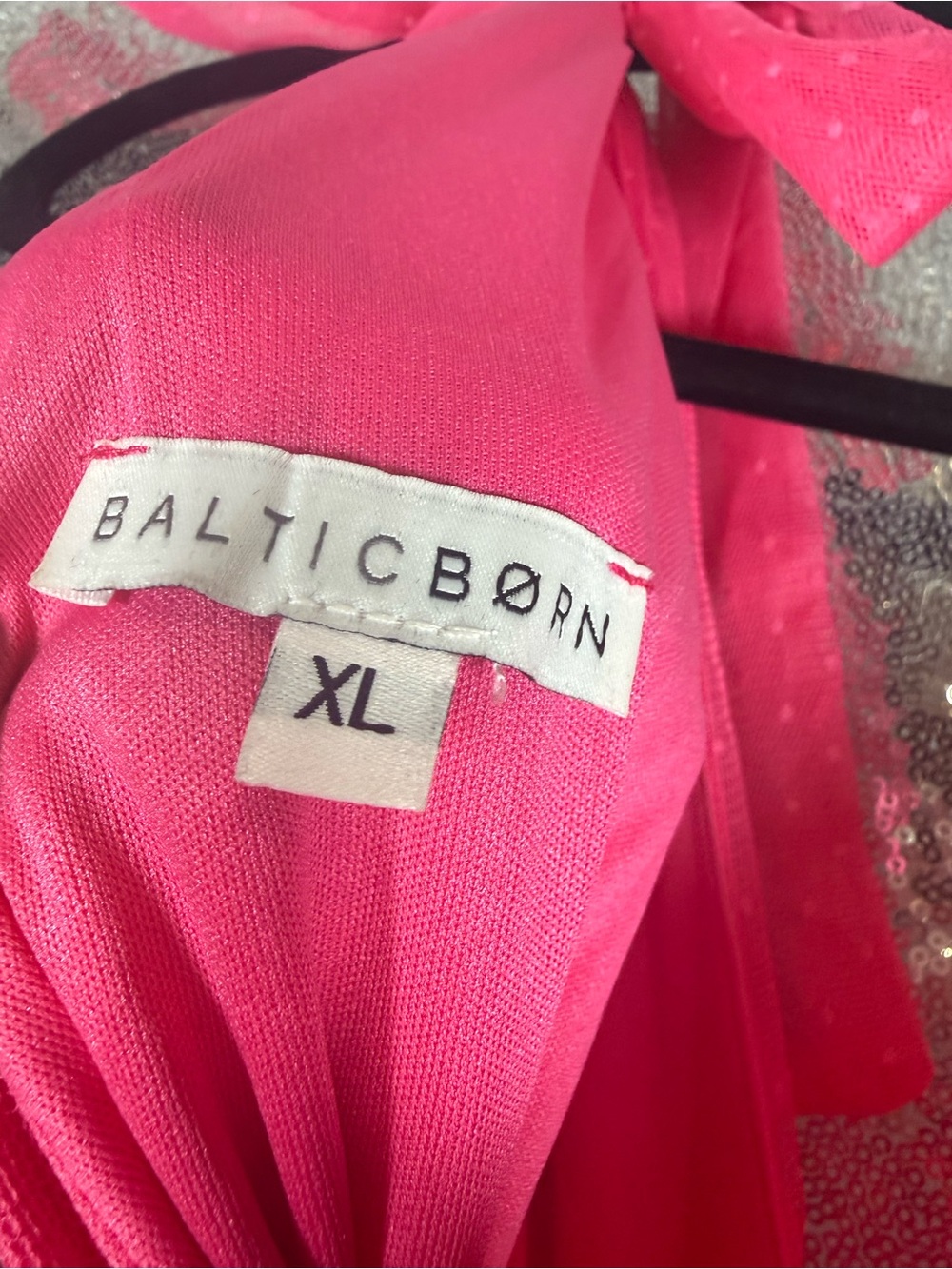 Baltic Born Hot Pink Tiered Tulle Dress - Picture 8 of 10